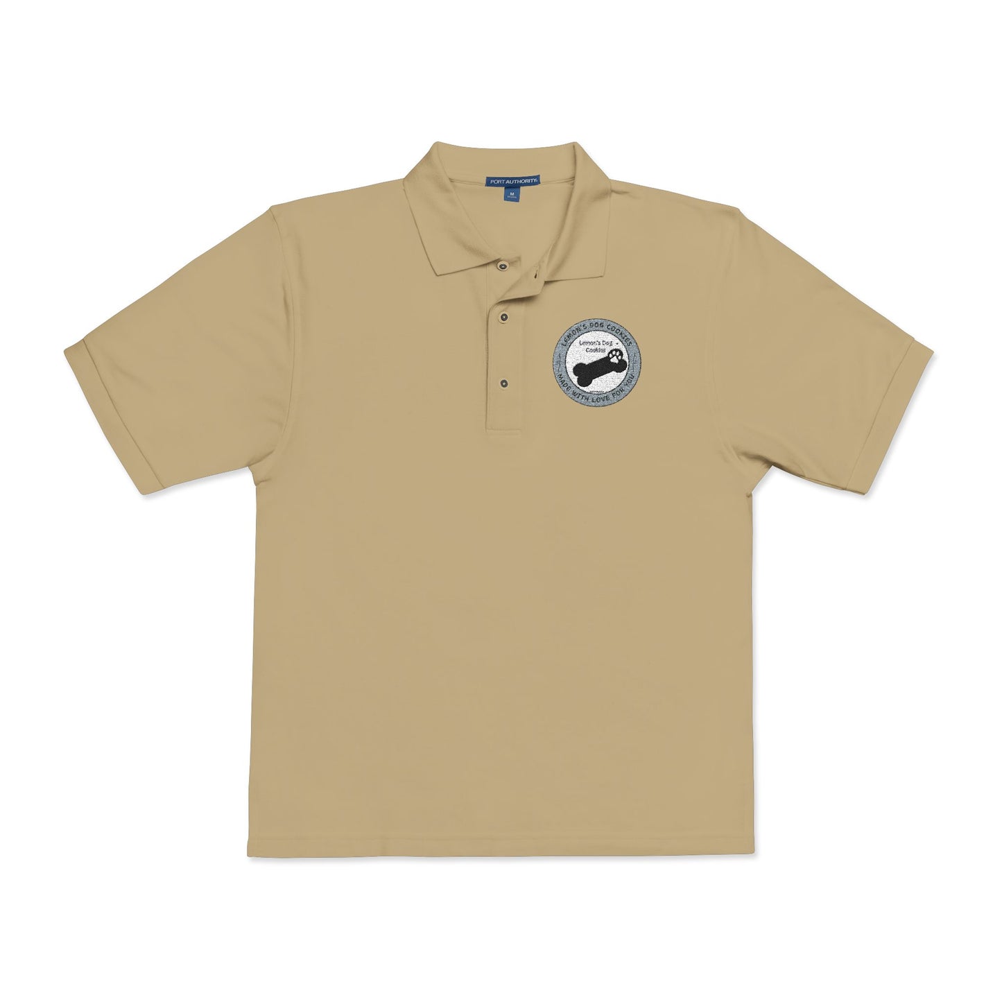 Embroidered Polo Shirt - Lemons Dog Cookies Logo