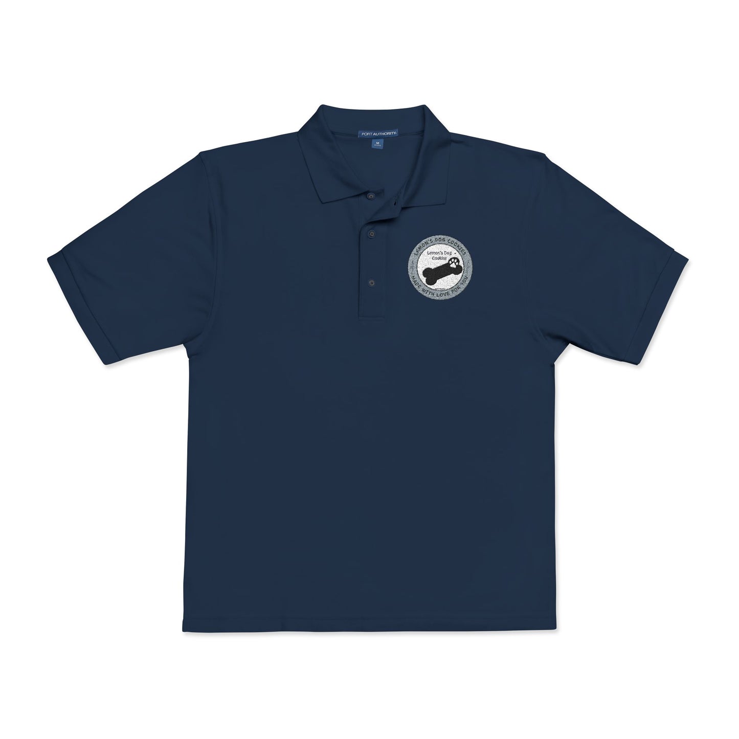 Embroidered Polo Shirt - Lemons Dog Cookies Logo