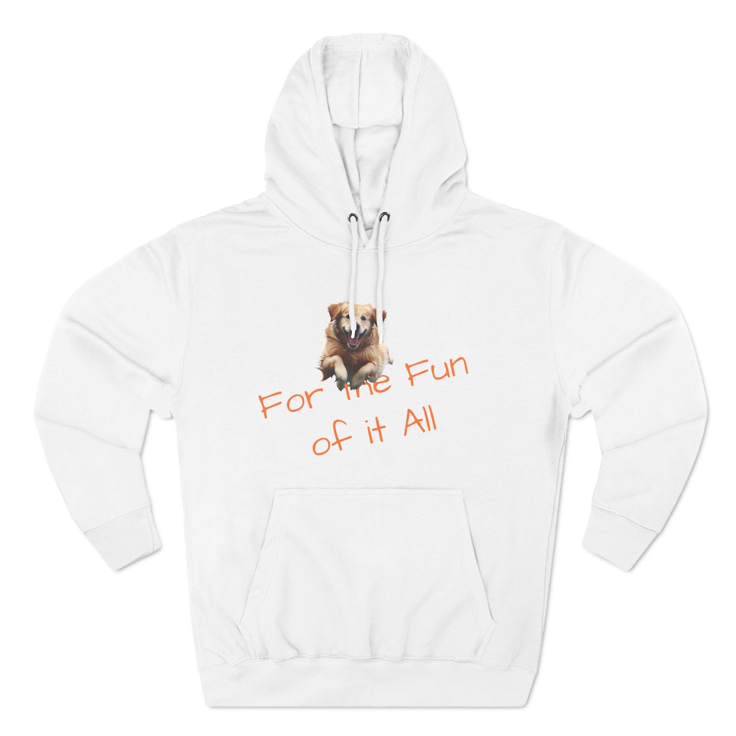 For the Fun of it All Three-Panel Fleece Hoodie