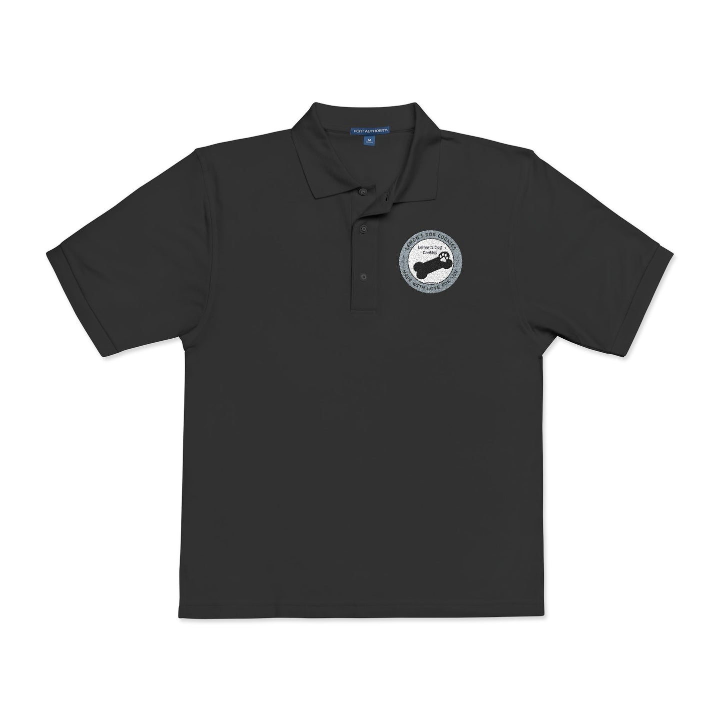 Embroidered Polo Shirt - Lemons Dog Cookies Logo