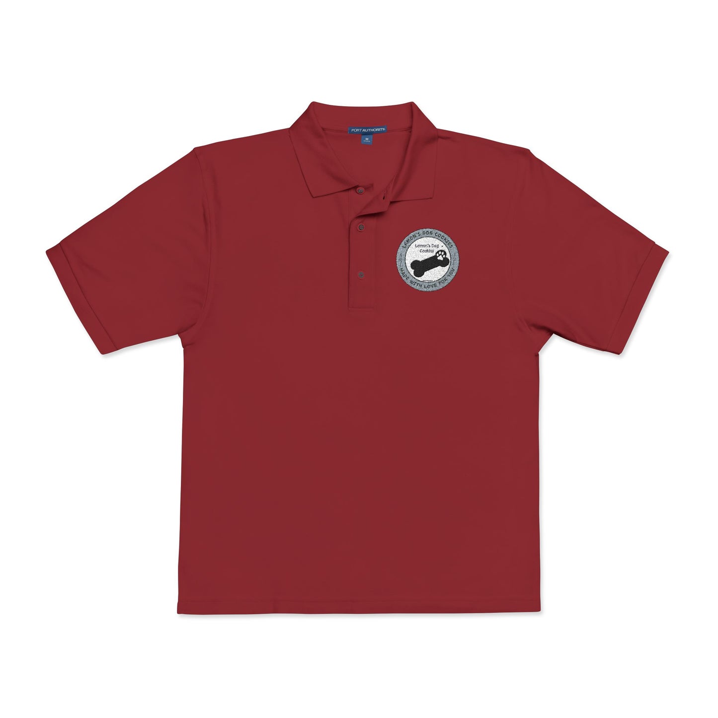 Embroidered Polo Shirt - Lemons Dog Cookies Logo
