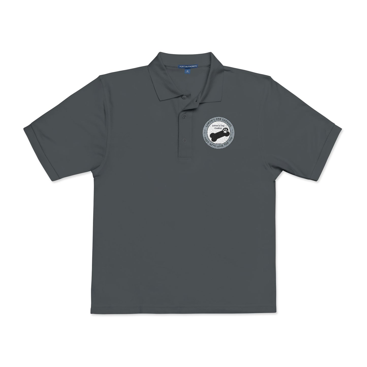 Embroidered Polo Shirt - Lemons Dog Cookies Logo