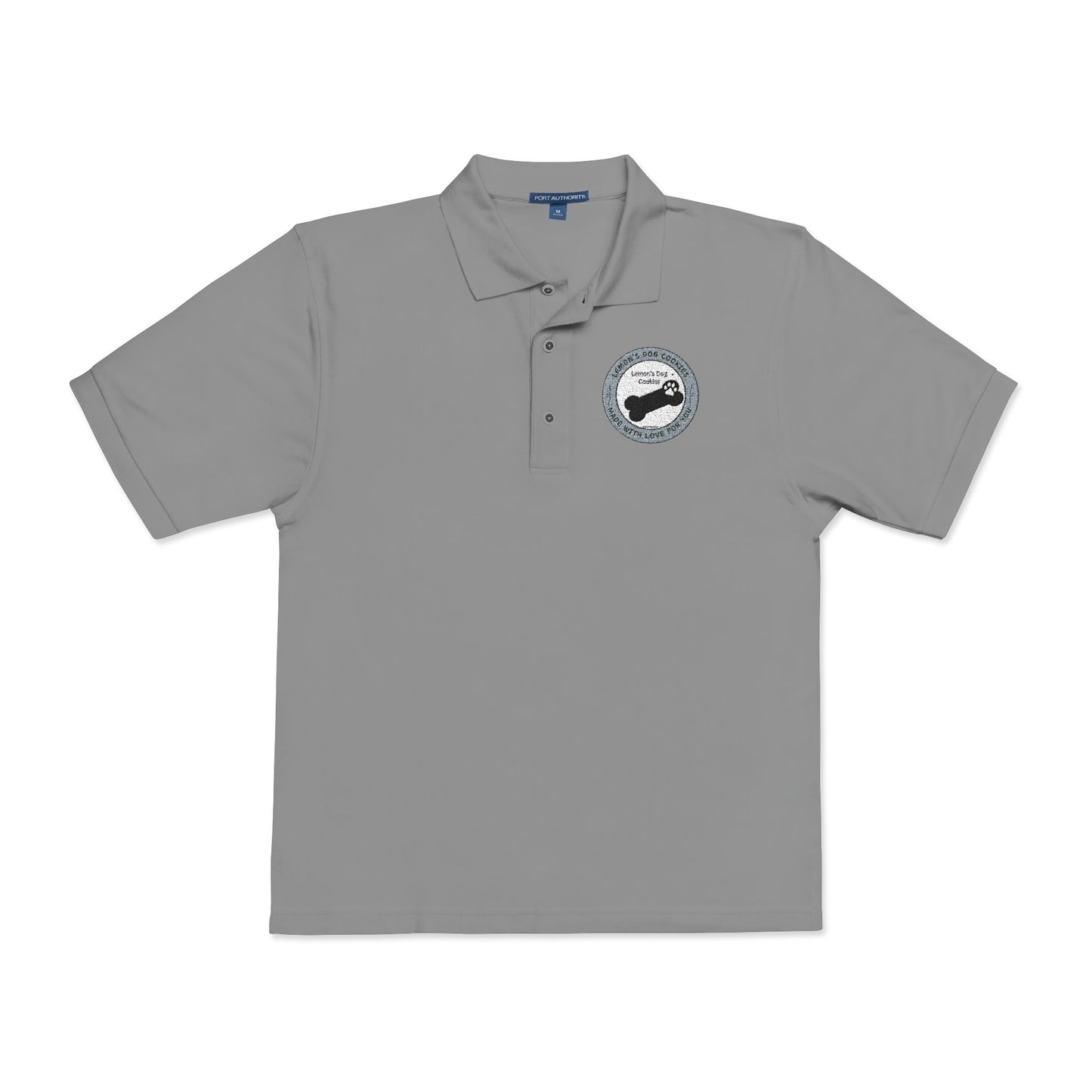 Embroidered Polo Shirt - Lemons Dog Cookies Logo
