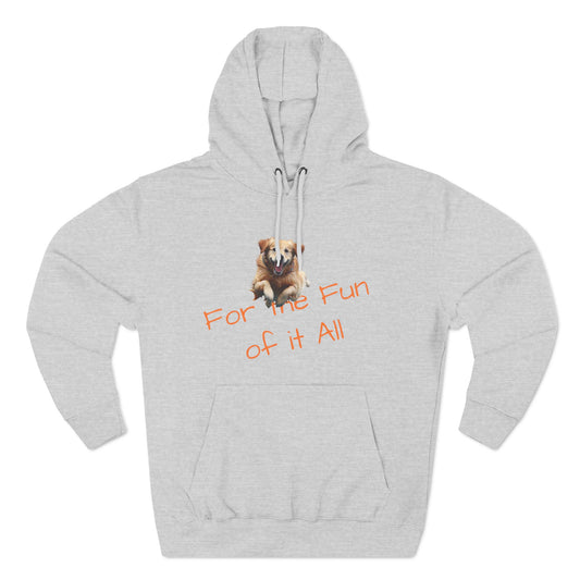 For the Fun of it All Three-Panel Fleece Hoodie